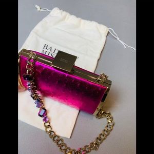 ⚜️HOST PICK!✅Badgley Mischka Barbie Clutch💎